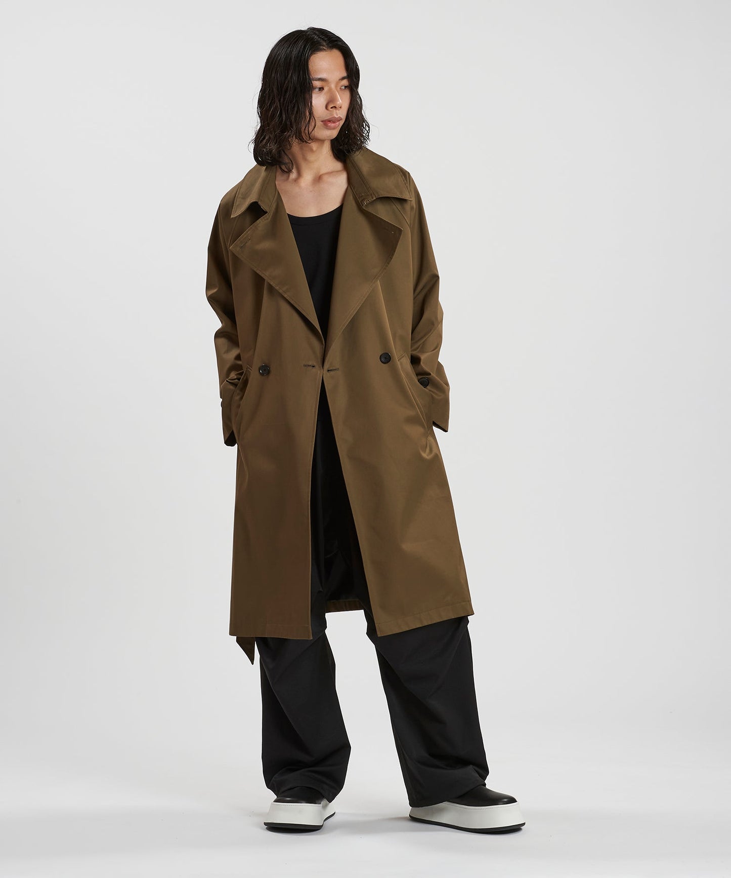 KHAKI Model:H180cm