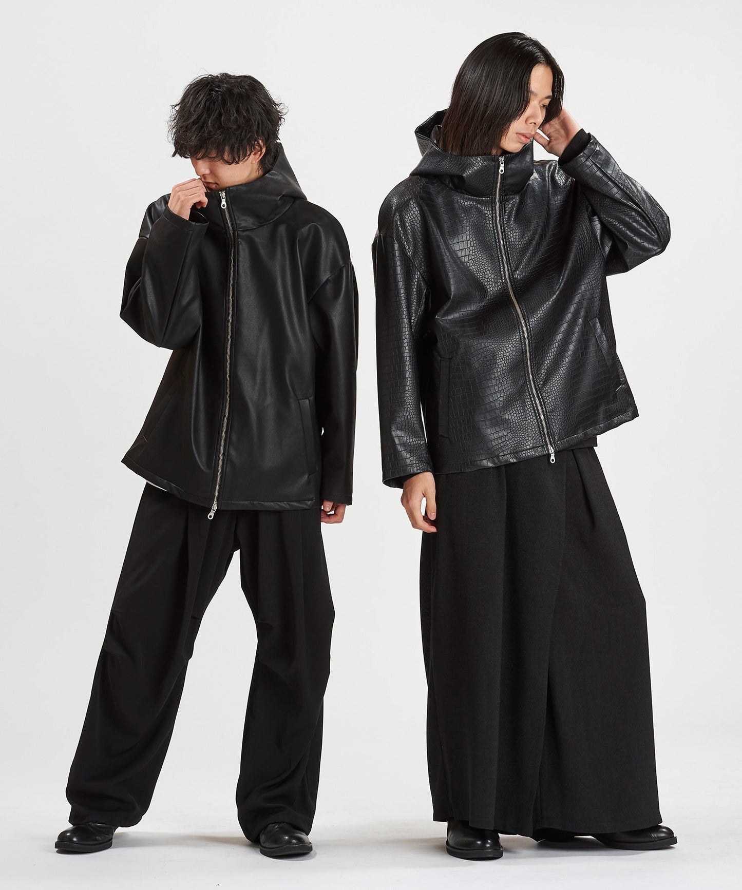 BLACK Model:H169cm / PATTERN1 Model:H180cm