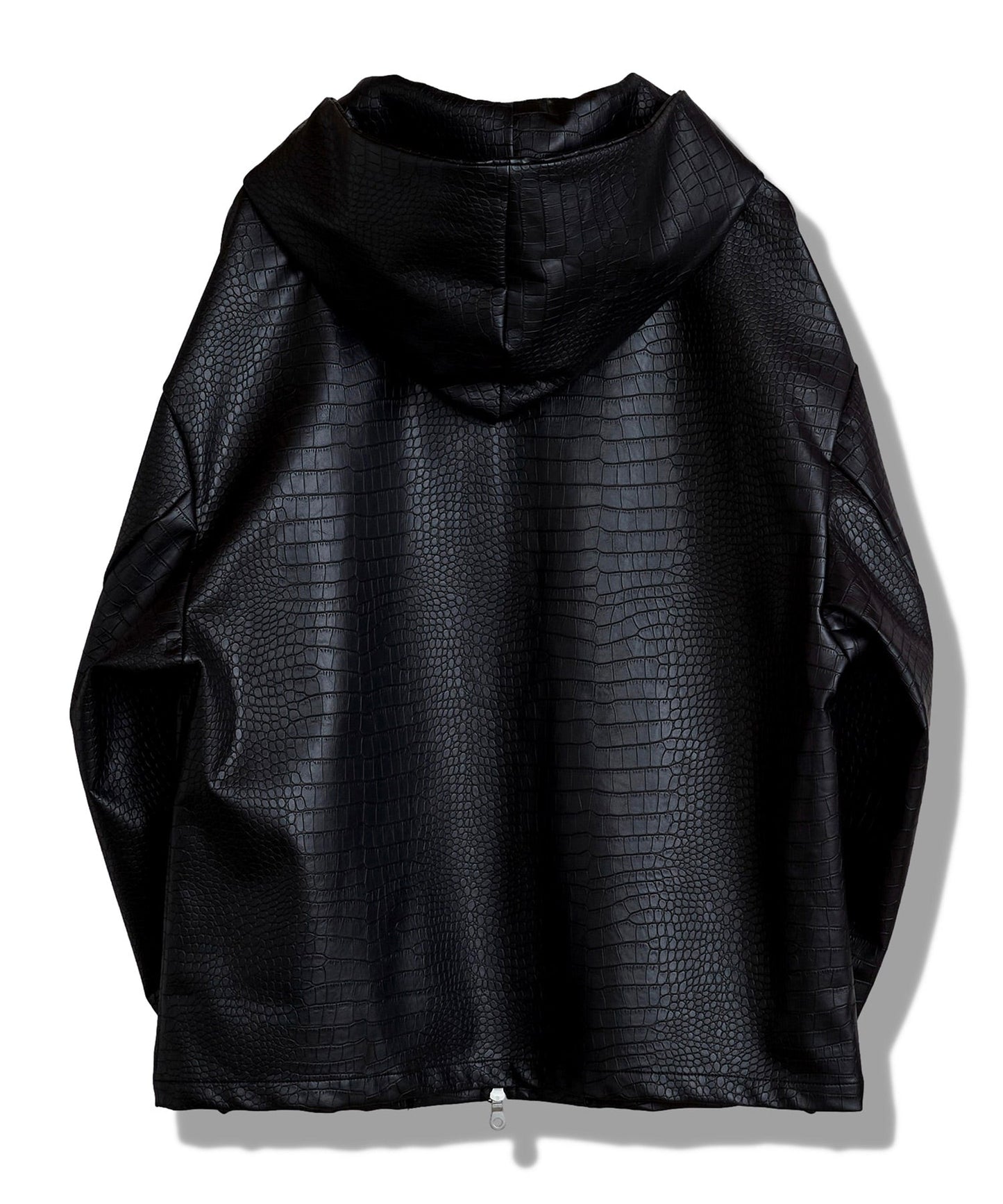 シンセティックレザーBIGフーデッドBLZ