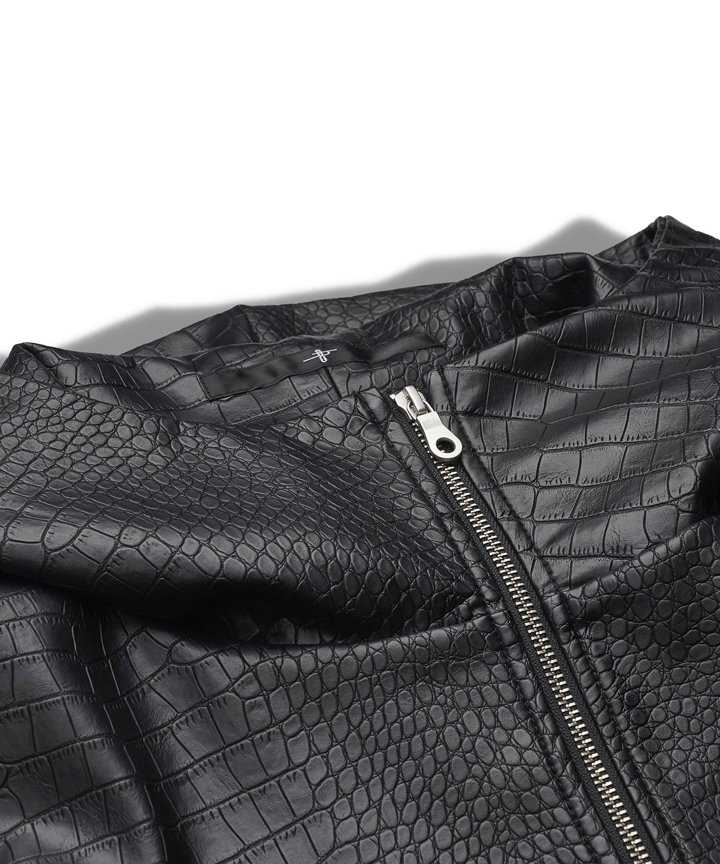 シンセティックレザーBIGフーデッドBLZ