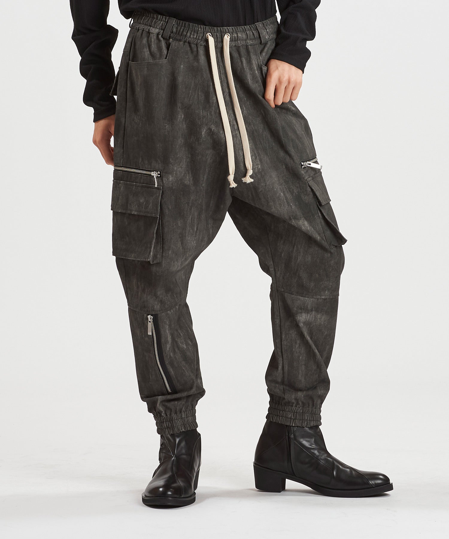 マルチポケットサルエルカーゴジョガーPT