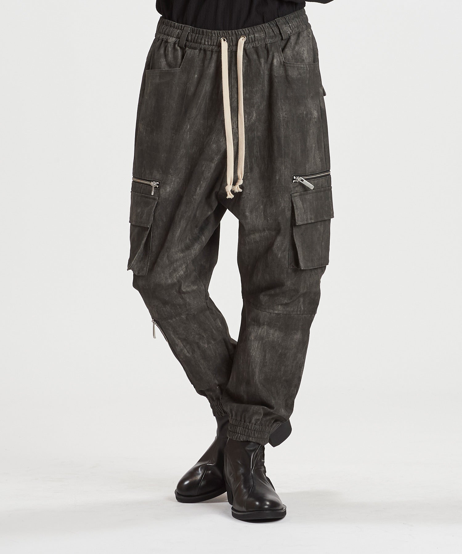 マルチポケットサルエルカーゴジョガーPT