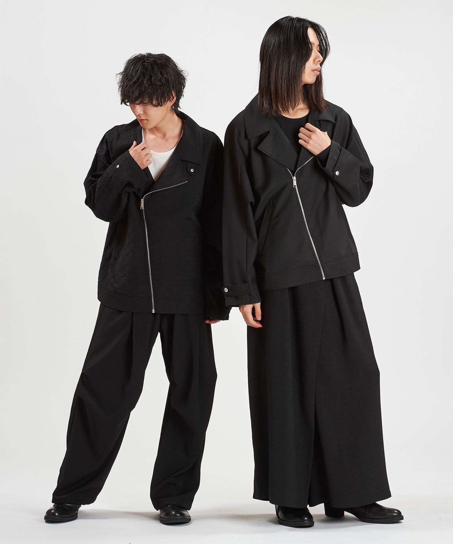 PATTERN1 Model:H169cm / BLACK Model:H180cm