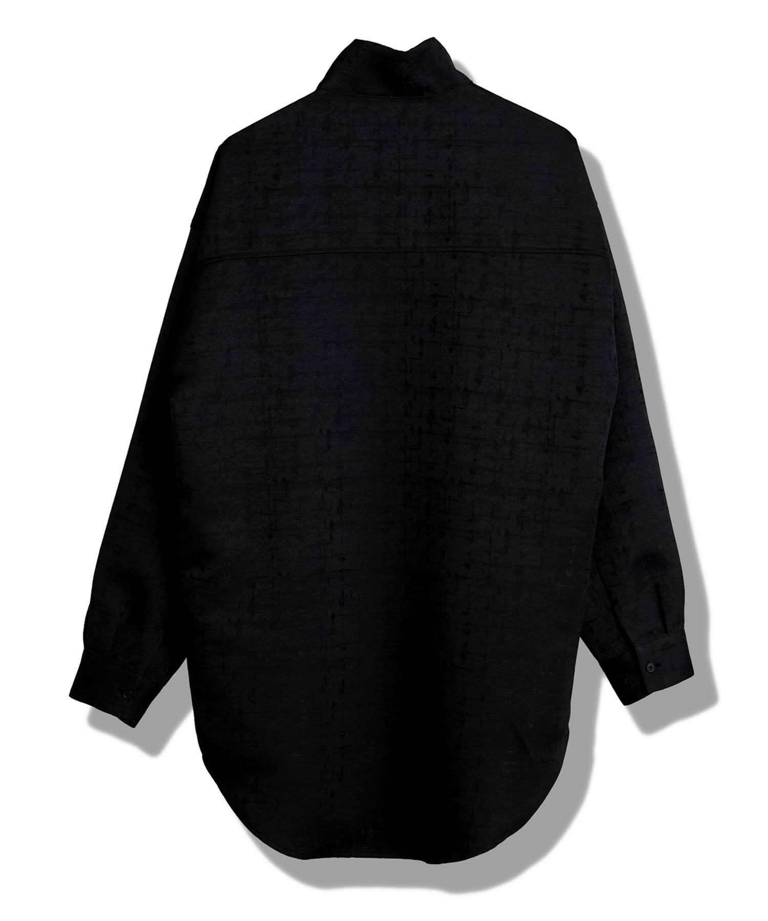 ハイカラーロングチェックSH