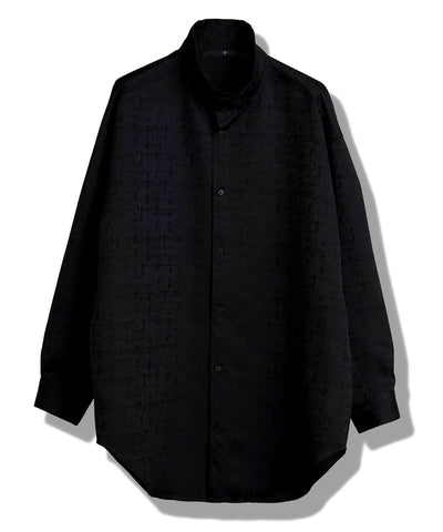 ハイカラーロングチェックSH