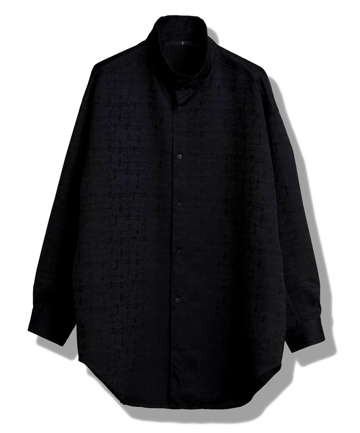 ハイカラーロングチェックSH