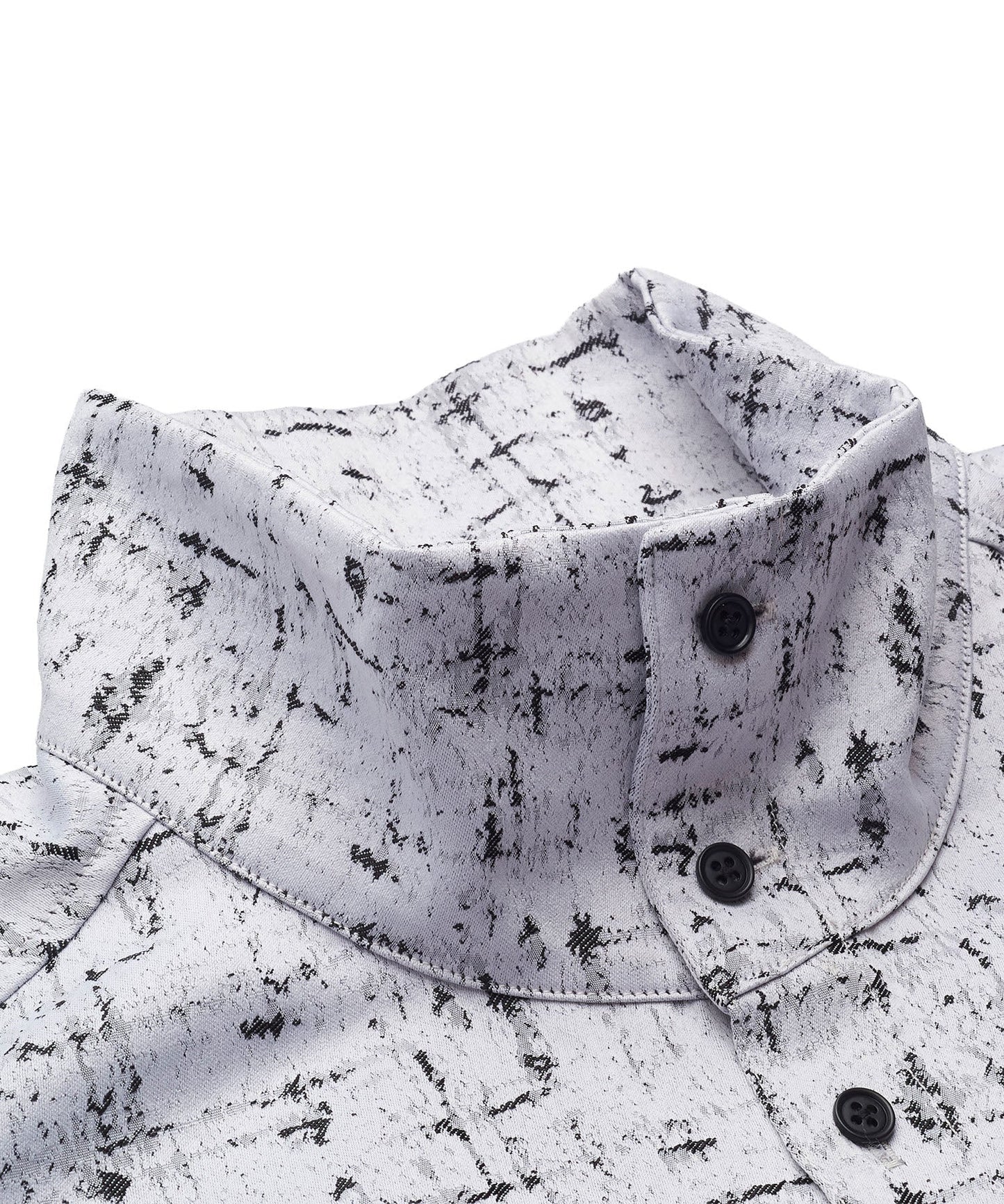 ハイカラーロングチェックSH