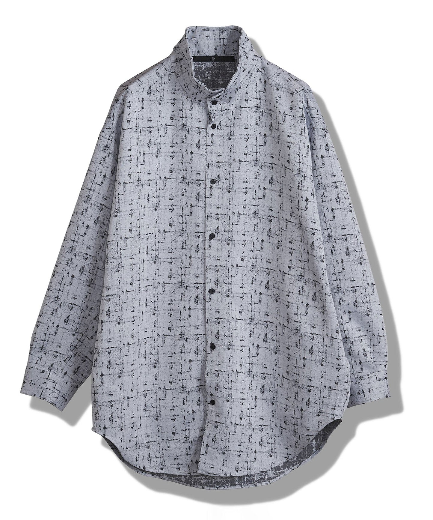 ハイカラーロングチェックSH