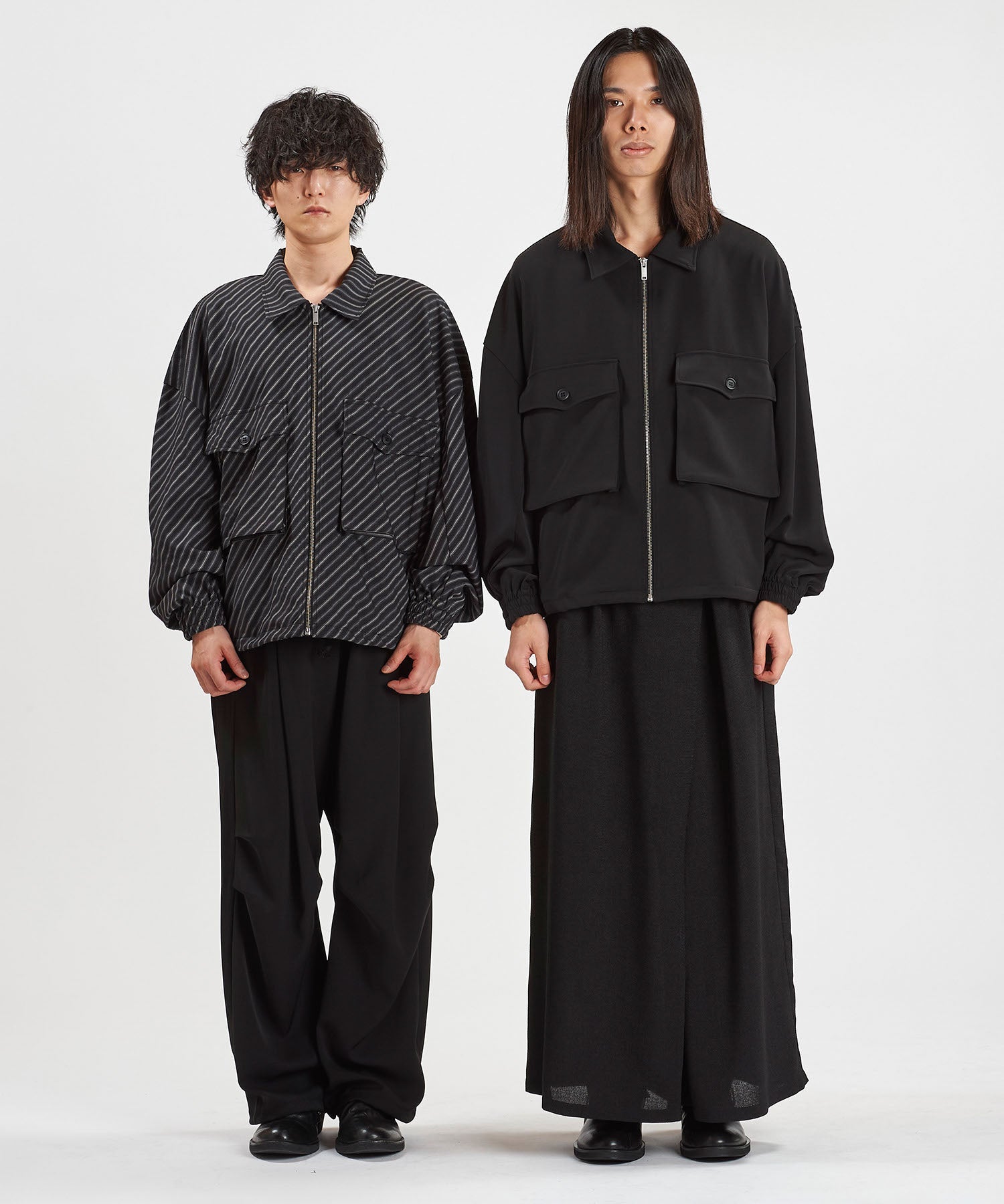 ストライプ Model:H169cm / BLACK Model:H180cm