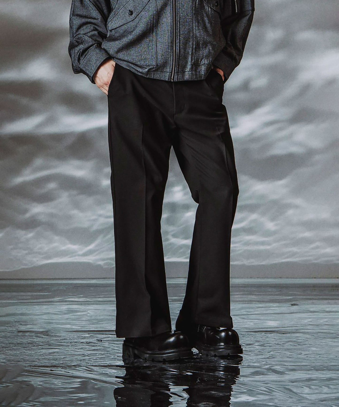 ワイドレッグトラウザーズ