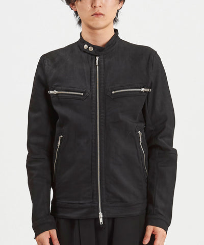 コーティングシングルライダースJKT