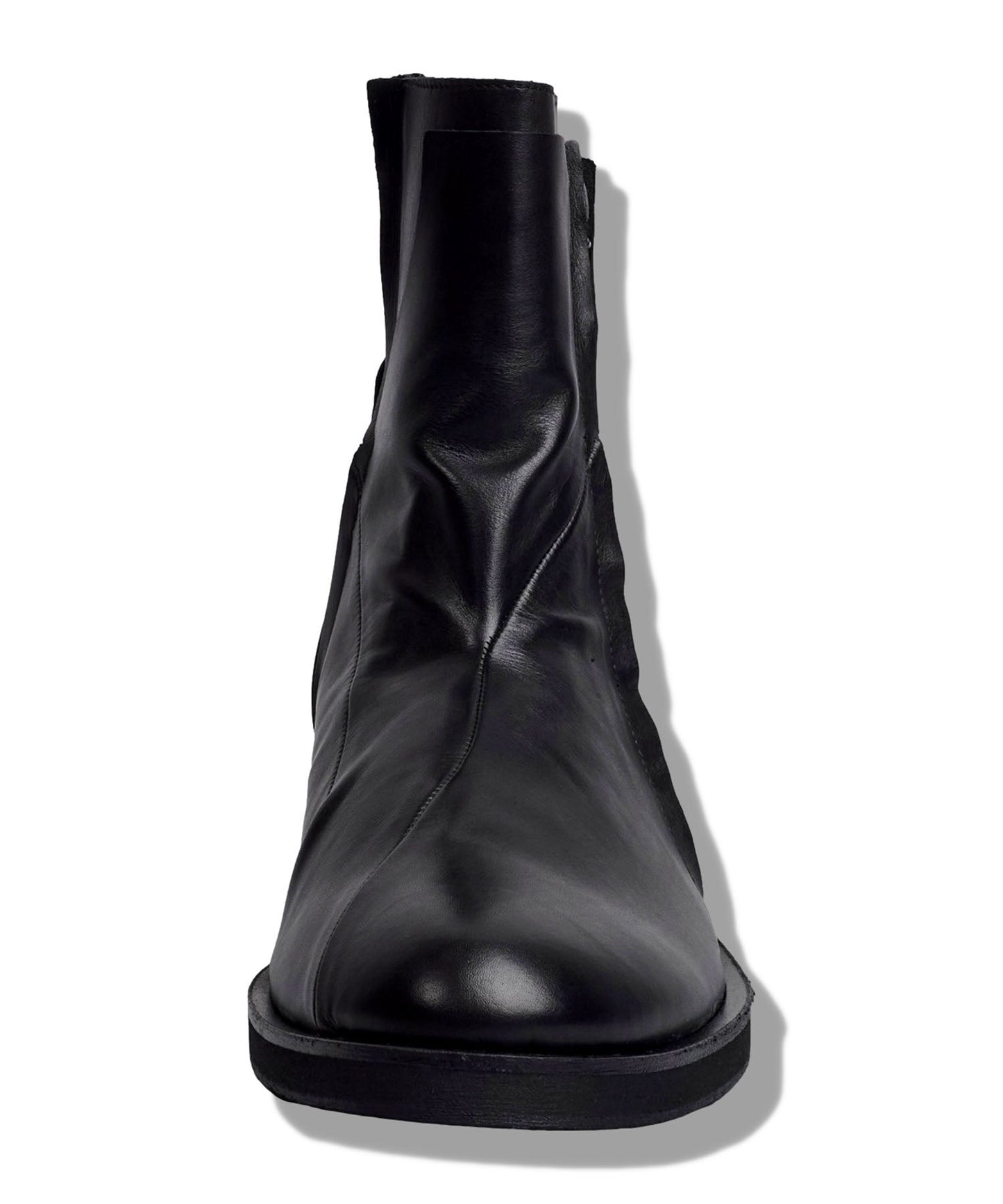 レイヤードヒールブーツ