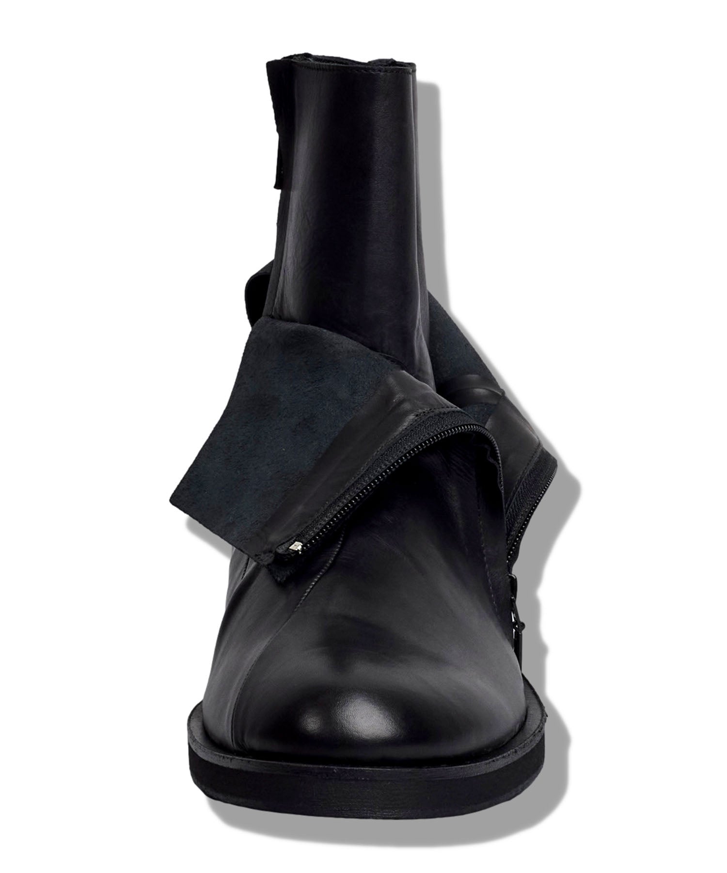 レイヤードヒールブーツ