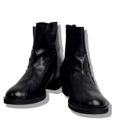 レイヤードヒールブーツ