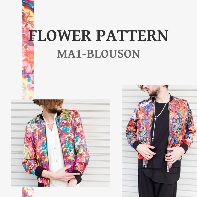 最高品質の SOPH. FLOWER PRINT MA-1 passwithpamela.com