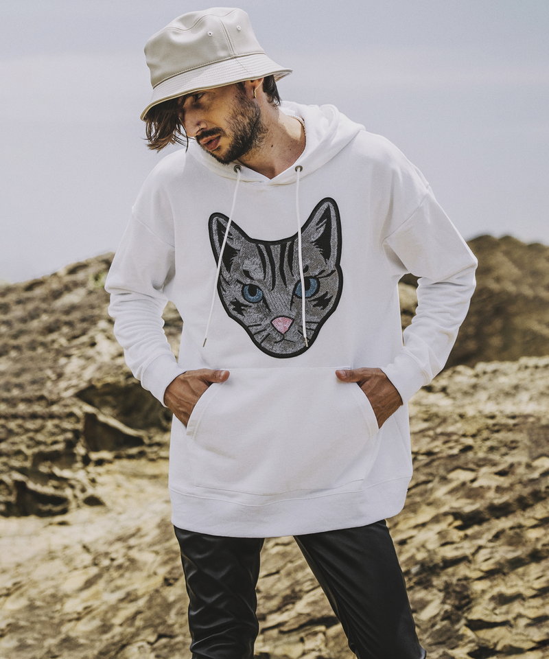 NO ID.OFFICIAL WEB STORE / CATスパンコールBIGパーカ