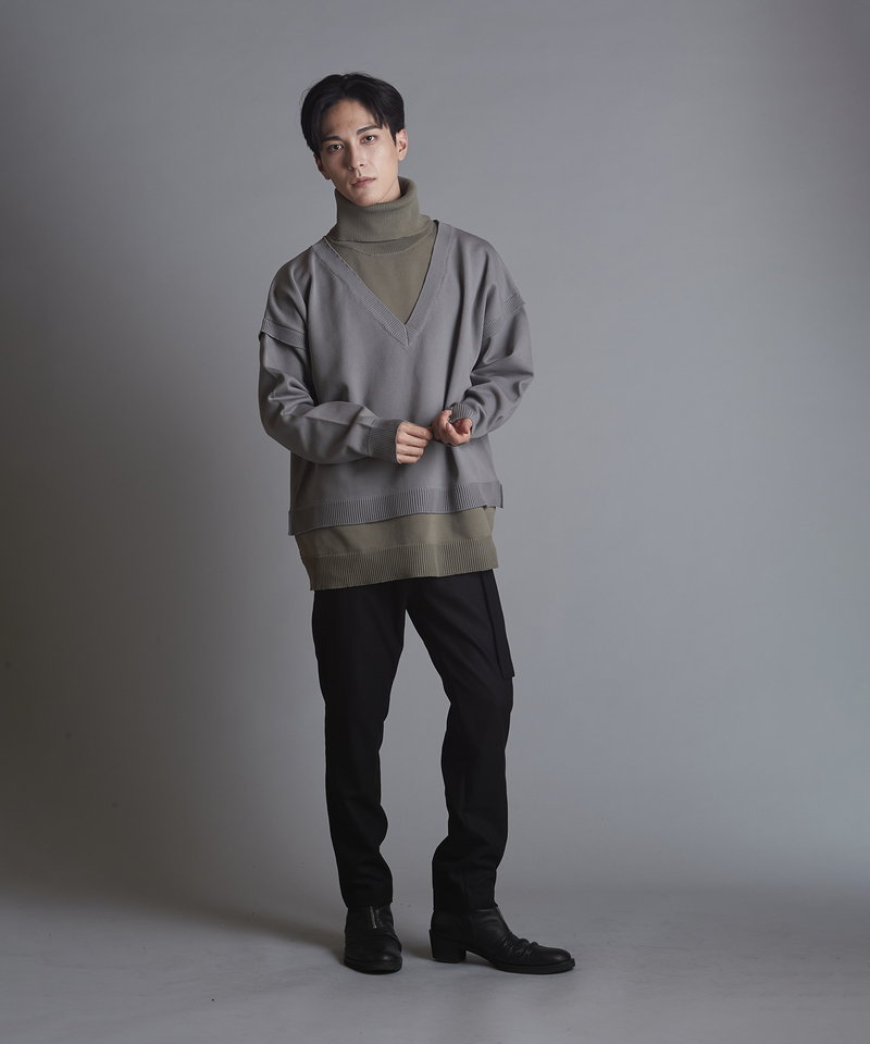 NO ID.OFFICIAL WEB STORE / ドッキングタートルネックBIG-PO